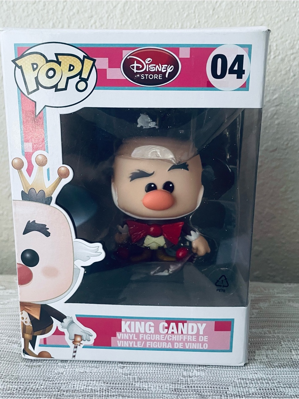 Funko Pop! King Candy Vinyl Figure - Pink, Red, White, Black